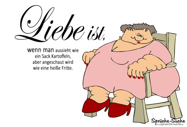 Liebe ist - Sack Kartoffeln heiße Fritte