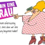 Lustiger Spruch Eifersucht - Frau