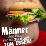 Pro dicke Männer Sprüche - Dicker Bauch