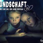 Freundschaft Spruch mit zwei Kindern - Beste Freunde