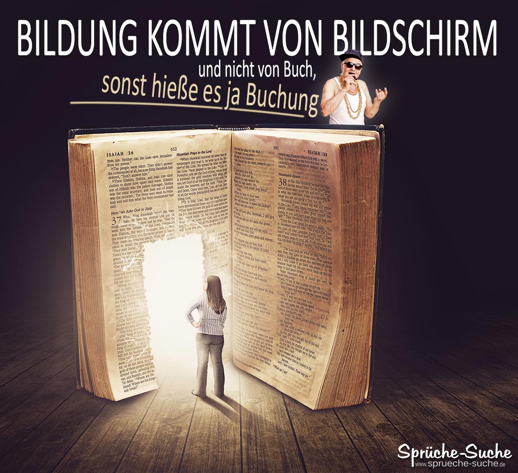 Bildung Lustiger Spruch Buch Lesen Spruche Suche