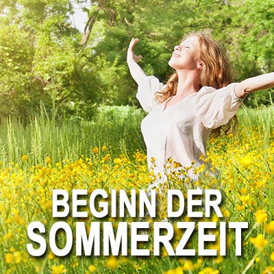 Beginn der Sommerzeit