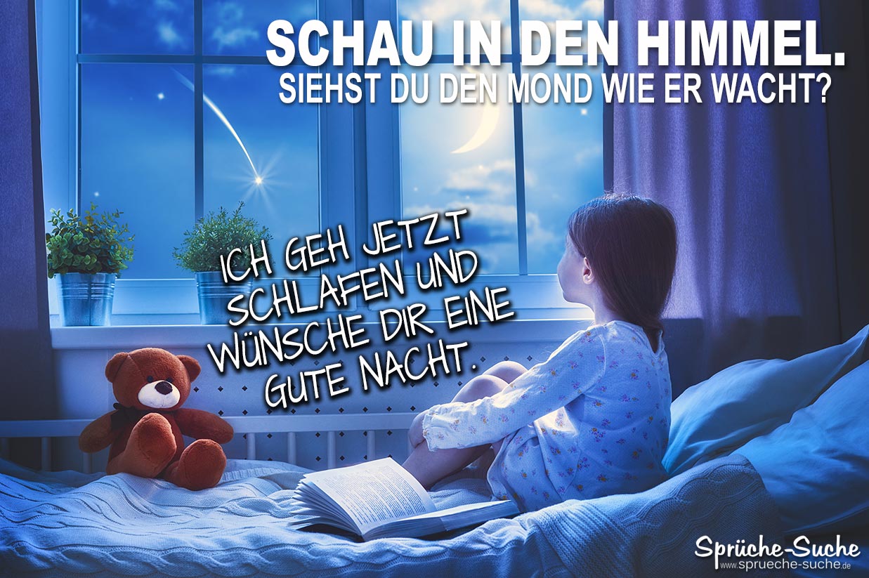 gute nacht sprüche gute nacht wünsche im mondschein sprüche suche