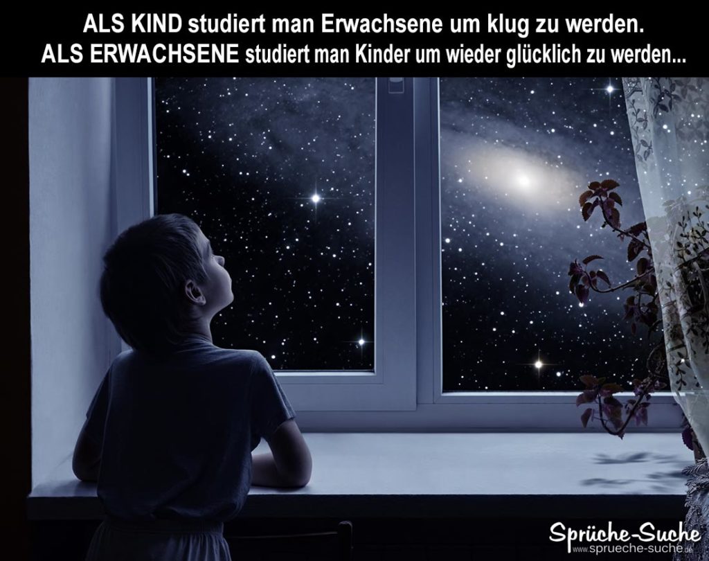 Klug und glücklich Erwachsene und Kinder SprücheSuche
