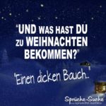 Dicker Bauch Weihnachten - Lustiger Spruch