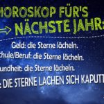 Horoskop - Lustiger Spruch für Singles zu Silvester