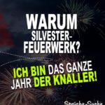 Warum Silvester-Feuerwerk Sprüche