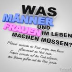 Lustiger Spruch Frauen und Männer