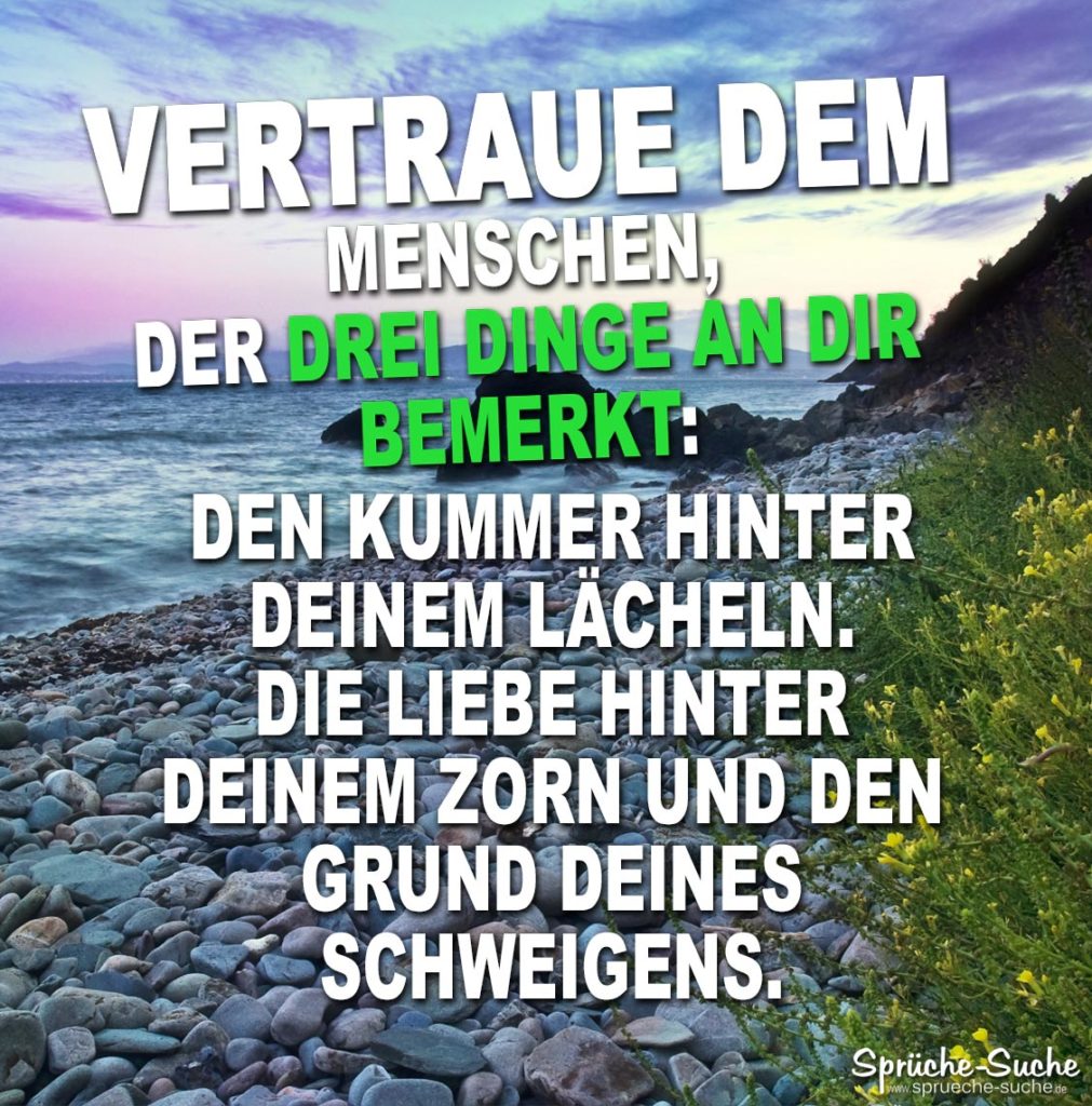 Vertrauen Sprüche SprücheSuche
