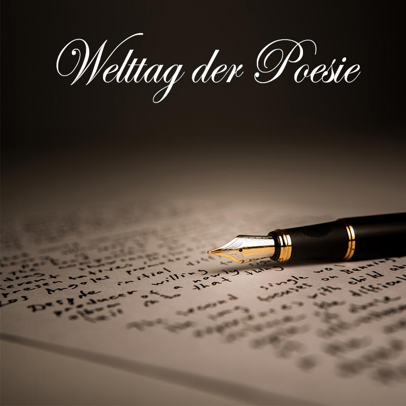 Welttag der Poesie