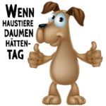 Wenn-Haustiere-Daumen-hätten-Tag