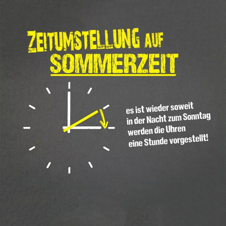 Zeitumstellung auf Sommerzeit SprücheSuche