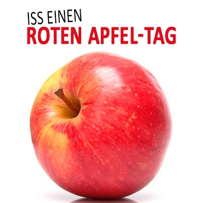 Iss-einen-roten-Apfel-Tag