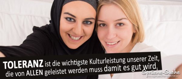 Toleranz - Spruch zum Nachdenken