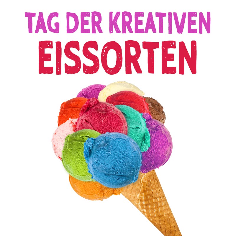 Tag der kreativen Eissorten