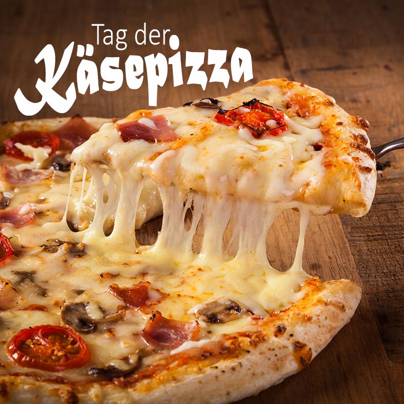 Tag der Käsepizza