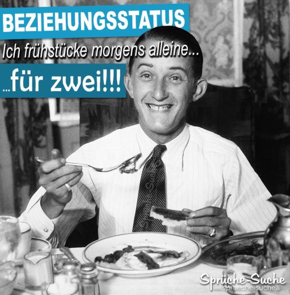 Beziehungsstatus - Ich frühstücke morgens alleine | Single Junge beim Frühstück