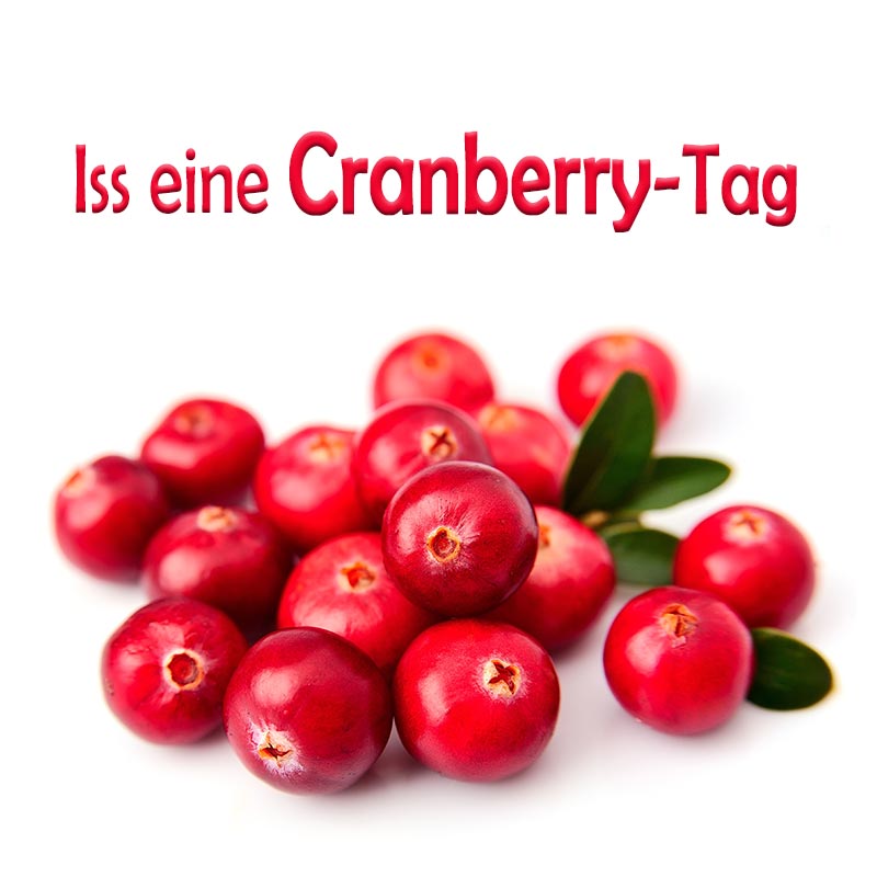 Iss-eine-Cranberry-Tag