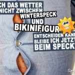 Winterspeck und Bikinifigur Sprüche