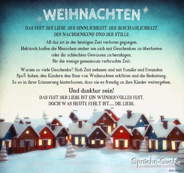 Gedanken zu Weihnachten von Jutta hense