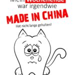 Wochenende Made in China - Spruch Montag