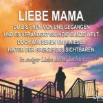 Mama gestorben Spruch