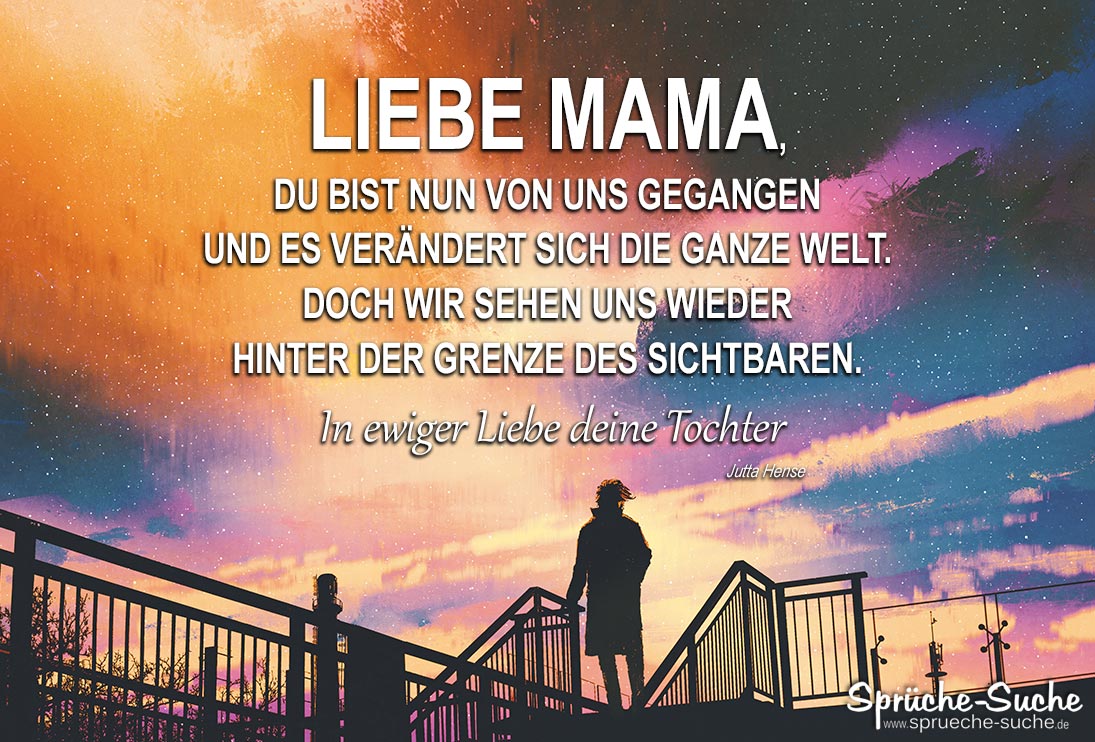 Mama Gestorben Spruch Sprüche Suche