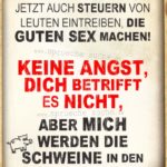 Steuern auf guten Sex - Lustiger Spruch