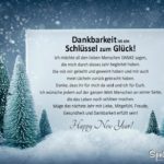 Happy New Year - Karte und Danksagung zu Silvester