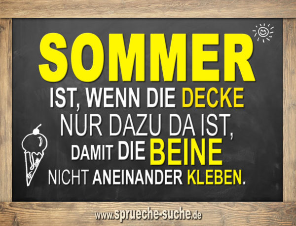 Lustige Sommer Hitze Spruche Wozu Ist Die Bettdecke Da