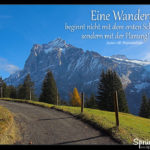 Wanderung Planung Spruch, Berge