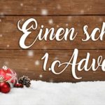 Grußkarte zum 1. Advent