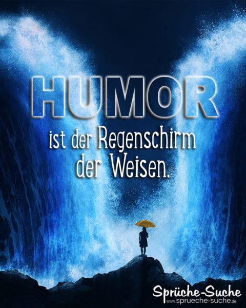 Humor ist der Regenschirm der Weisen - Erich Kästner