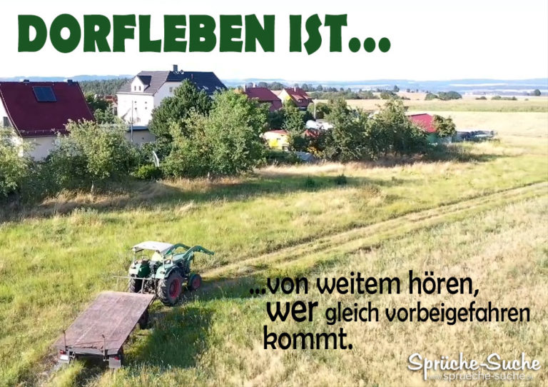 DORFLEBEN Sprüche und Bilder