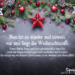 Die Weihnachtszeit liegt vor uns - Gedanken zu Weihnachten