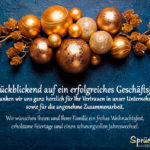 Text an Geschäftspartner - Geschäftliche Weihnachtskarte