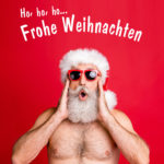 Weihnachtsmann lustig