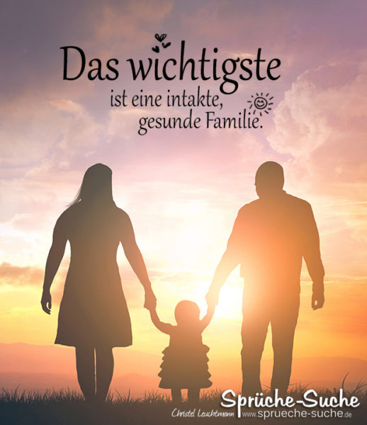 Familie Sprüche Gesundheit