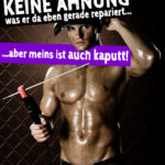 Sexy Mann bei der Arbeit - Lustiger Spruch für Frauen