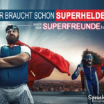 Spruch Superhelden und Superfreunde