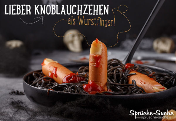 Wurstfinger Spruch