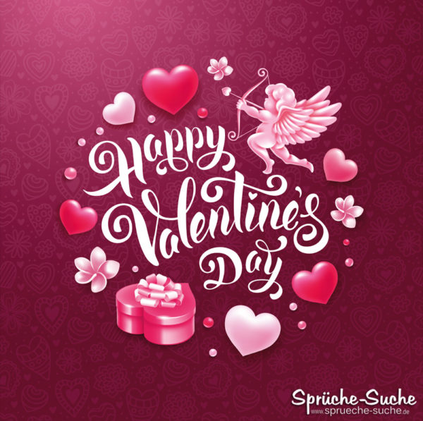 Happy Valentines Day - Spruch für Valentinstag