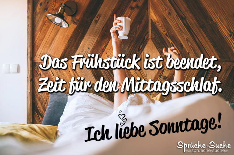 Ich liebe Sonntage!