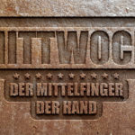 Mittwoch, der Mittelfinger der Hand