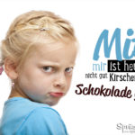 Böses Mädchen - Schokoladen-Spruch