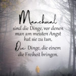 Spruch Angst und Freiheit