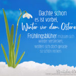 Spruch Gedicht für den Frühling zu Ostern