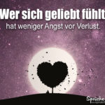 Liebe und Beziehung Sprüche - Angst vor Verlust