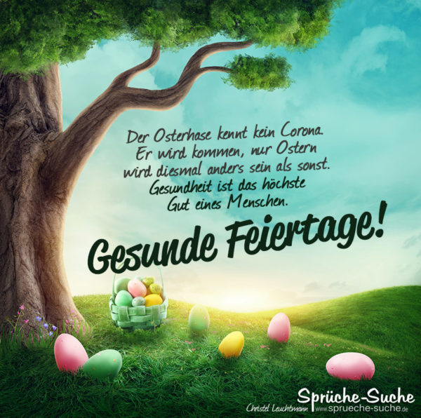 Spruch zu Ostern unter Corona