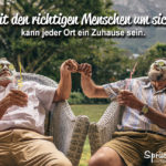 Freundschaftssprüche - Mit den richtigen Menschen um sich